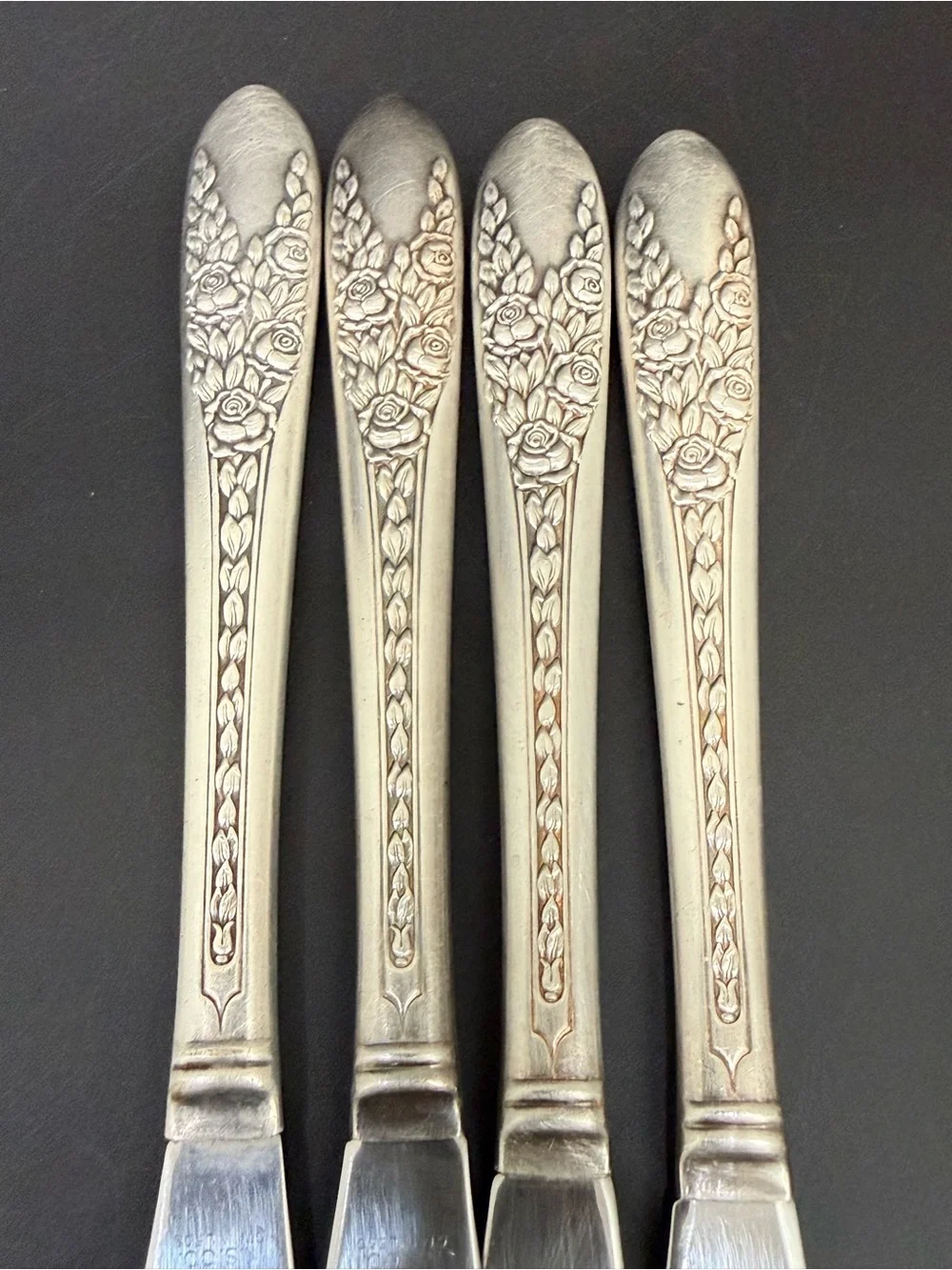 National Silver Co. 4pcs vintage